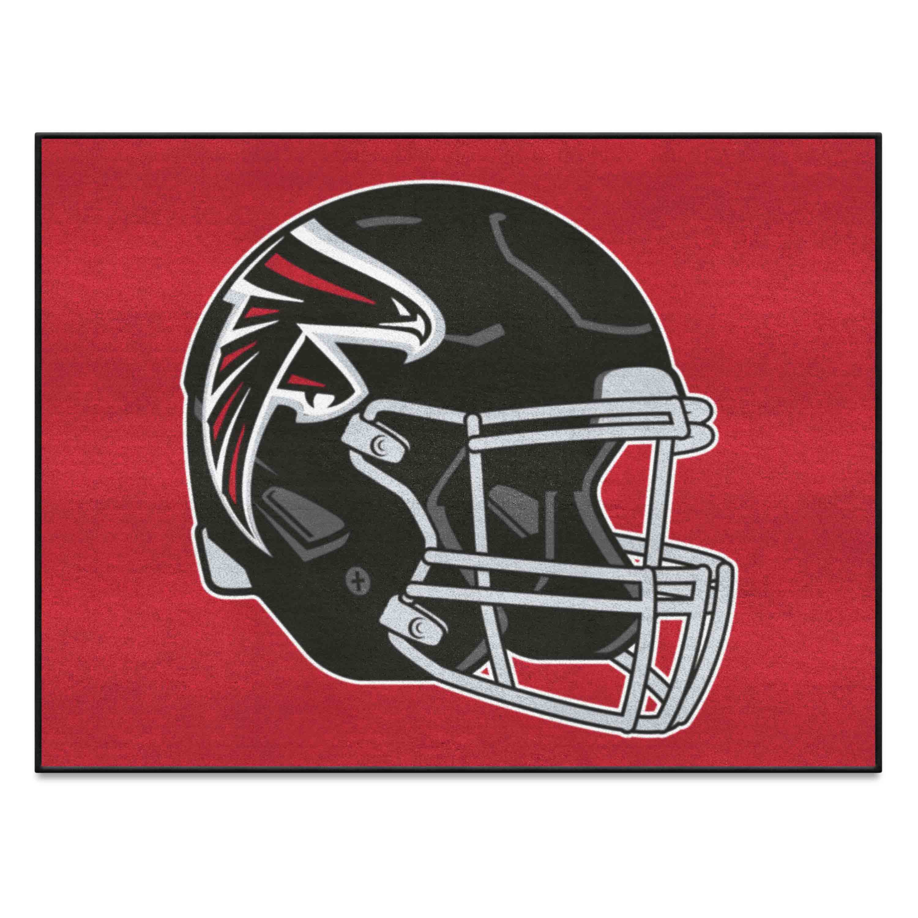 Atlanta Falcons All-Star Rug - 34 in. x 42.5 in., Helmet Logo - Atlanta Falcons