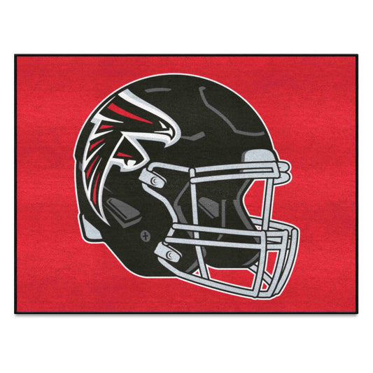 Atlanta Falcons All-Star Rug - 34 in. x 42.5 in., Helmet Logo - Atlanta Falcons