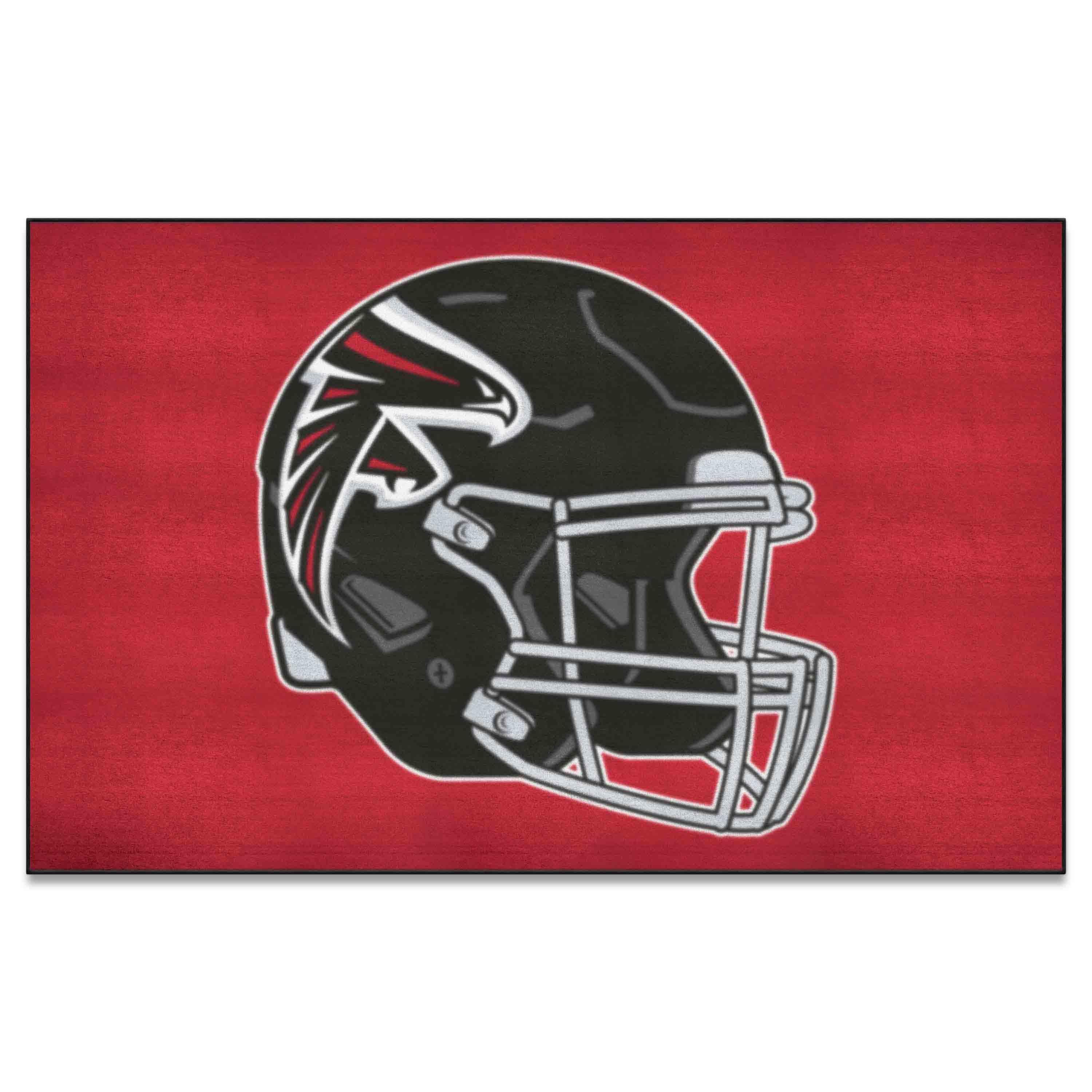 Atlanta Falcons Ulti-Mat Rug - 5ft. x 8ft., Helmet Logo - Atlanta Falcons