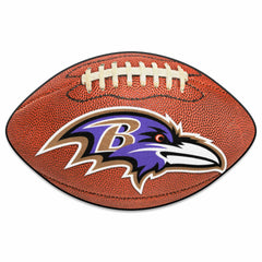 Baltimore Ravens Football Rug - 20.5in. x 32.5in. - Baltimore Ravens