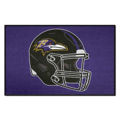 Baltimore Ravens Starter Mat Accent Rug - 19in. x 30in., Helmet Logo - Baltimore Ravens