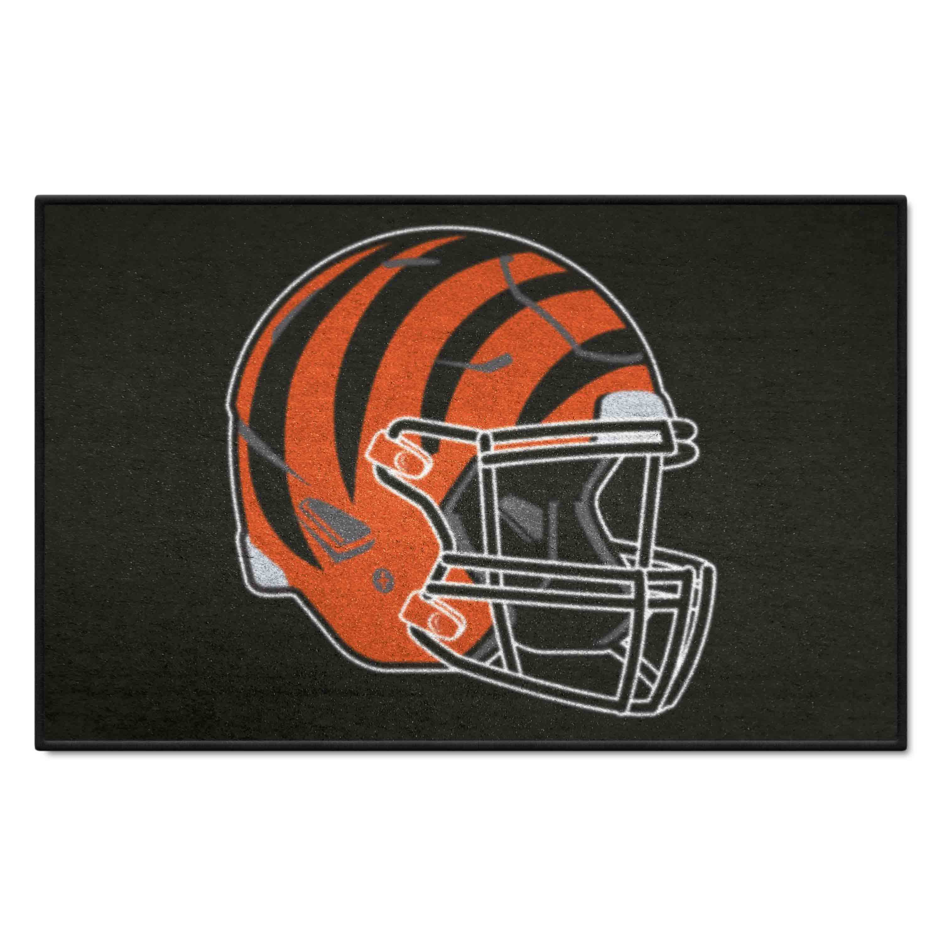 Cincinnati Bengals Starter Mat Accent Rug - 19in. x 30in., Helmet Logo