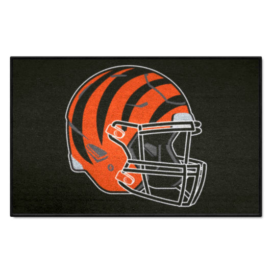 Cincinnati Bengals Starter Mat Accent Rug - 19in. x 30in., Helmet Logo