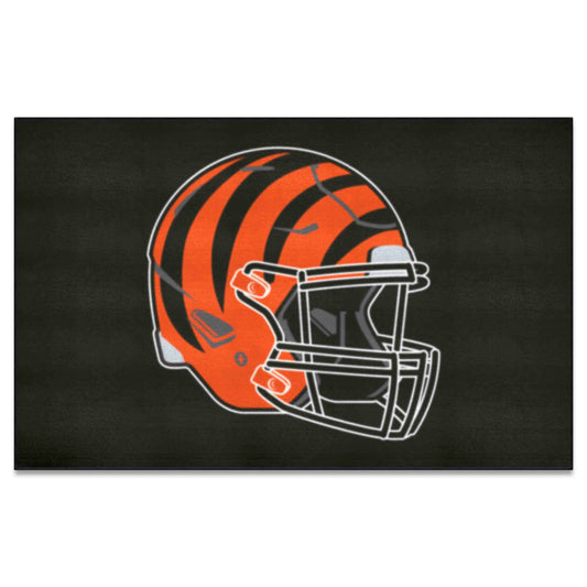 Cincinnati Bengals Ulti-Mat Rug - 5ft. x 8ft., Helmet Logo