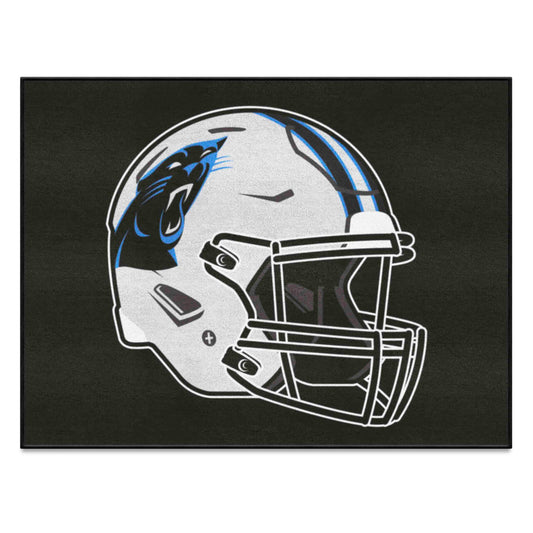 Carolina Panthers All-Star Rug - 34 in. x 42.5 in., Helmet Logo