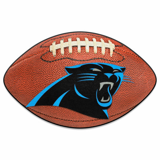 Carolina Panthers Football Rug - 20.5in. x 32.5in. - Carolina Panthers