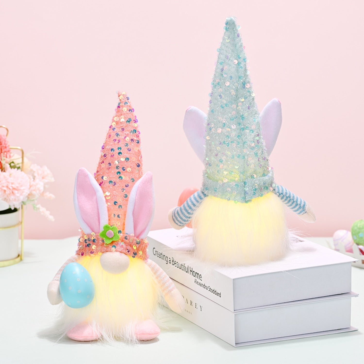 Easter Sequin Pointed Hat Faceless Gnome - Flyclothing LLC