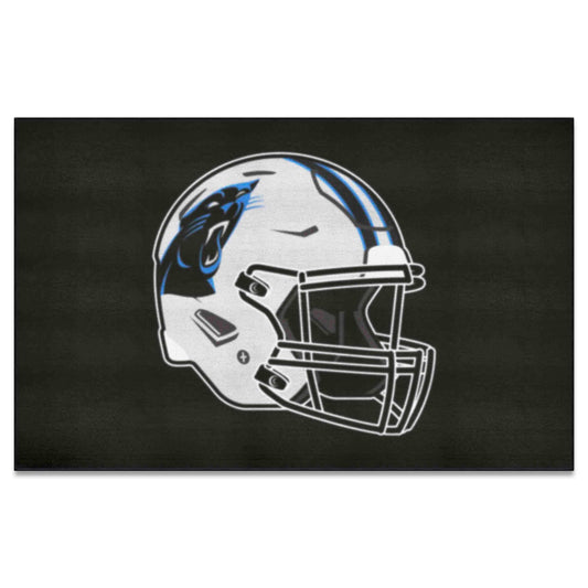 Carolina Panthers Ulti-Mat Rug - 5ft. x 8ft., Helmet Logo - Carolina Panthers