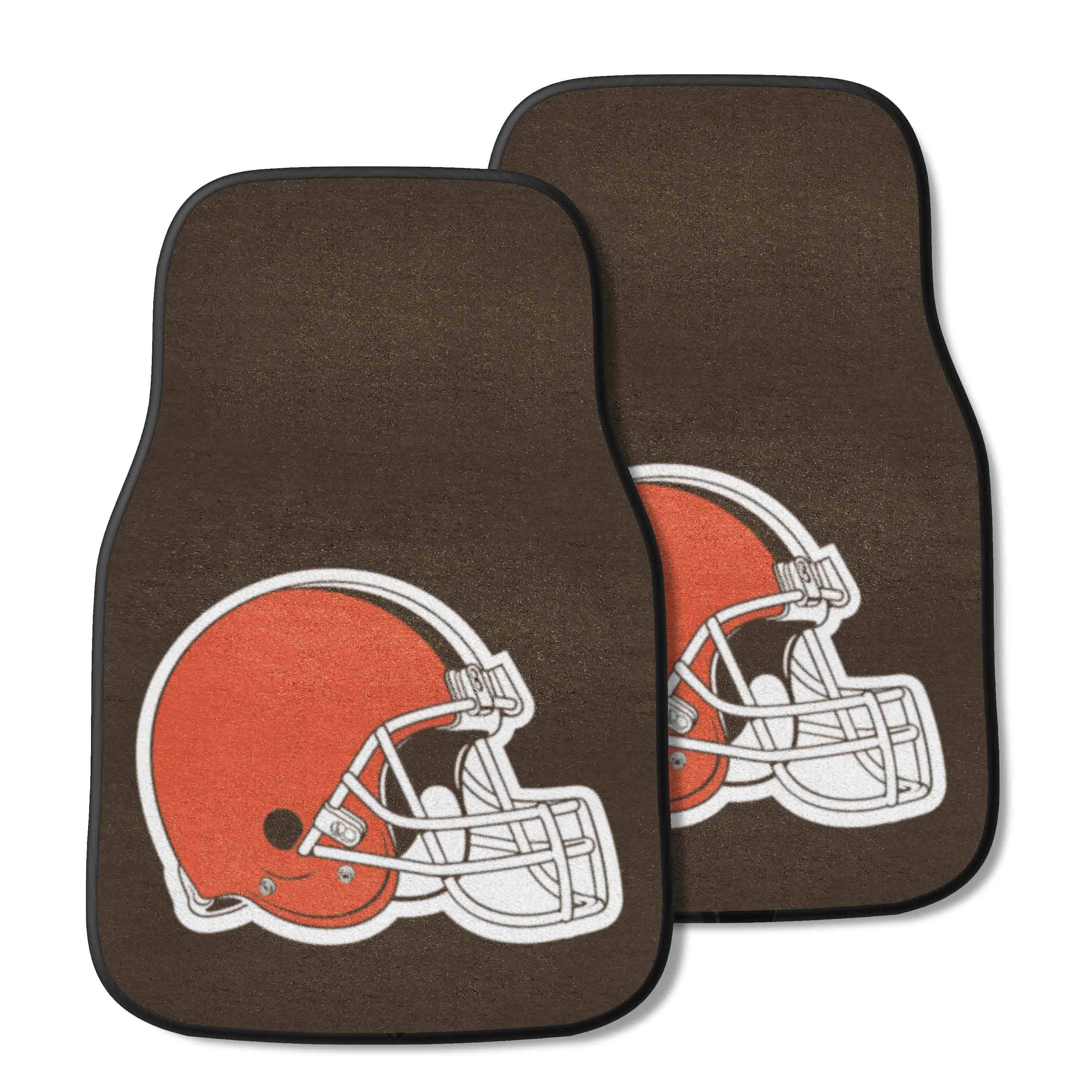 Cleveland Browns Front Carpet Car Mat Set - 2 Pieces