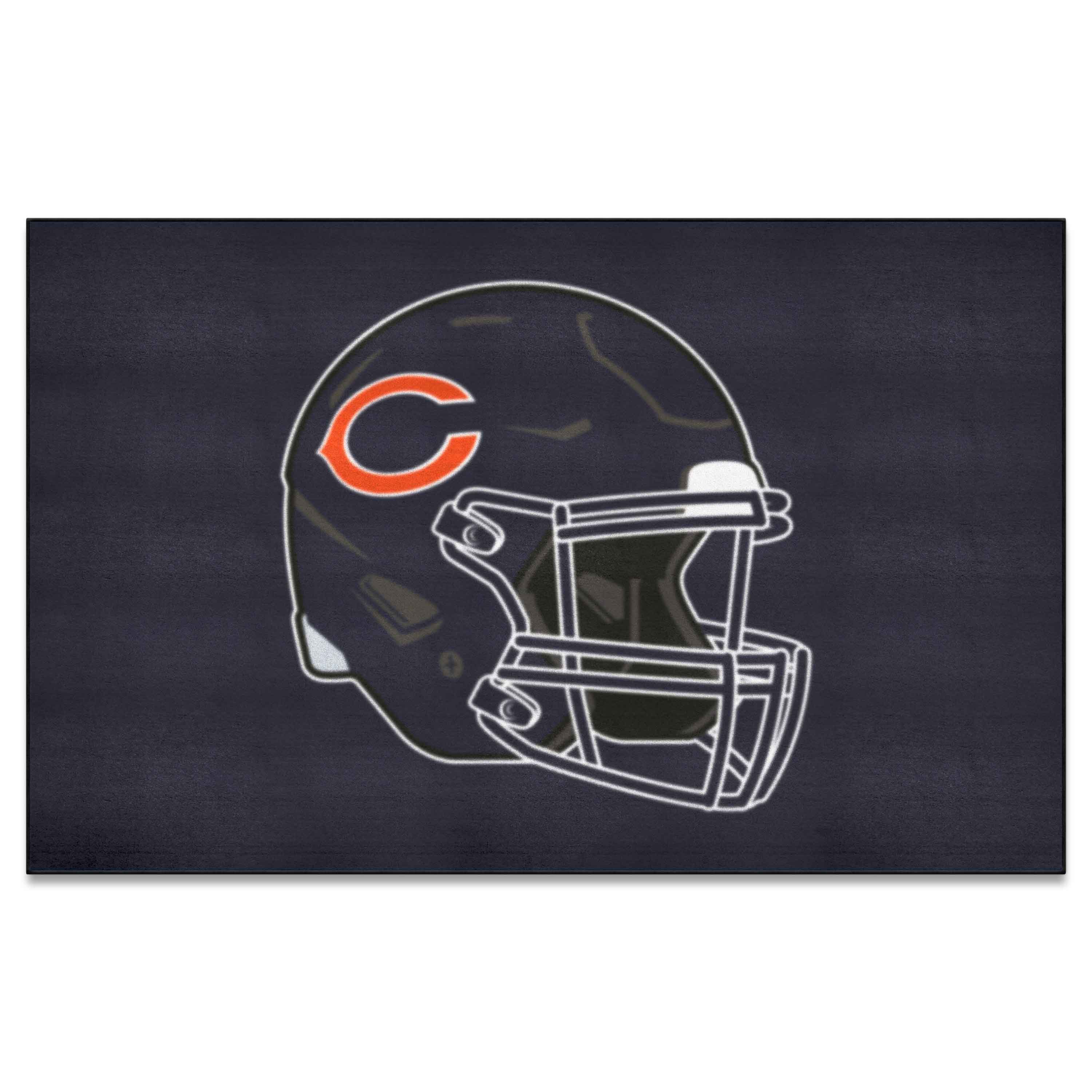 Chicago Bears Ulti-Mat Rug - 5ft. x 8ft., Helmet Logo