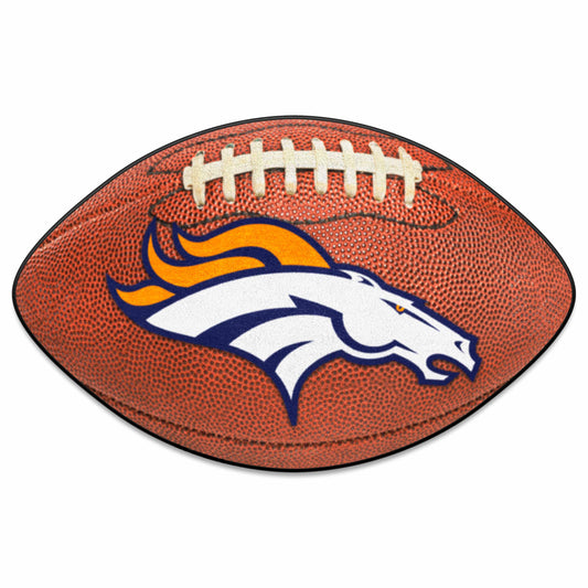 Denver Broncos Football Rug - 20.5in. x 32.5in.