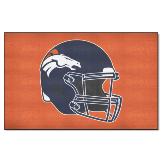 Denver Broncos Ulti-Mat Rug - 5ft. x 8ft., Helmet Logo