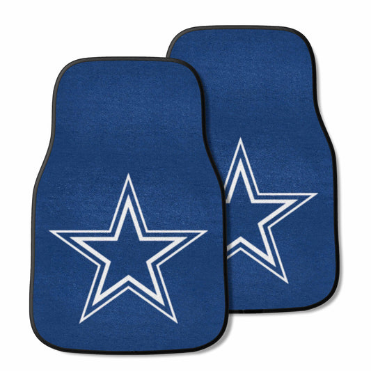 Dallas Cowboys Front Carpet Car Mat Set - 2 Pieces - Dallas Cowboys