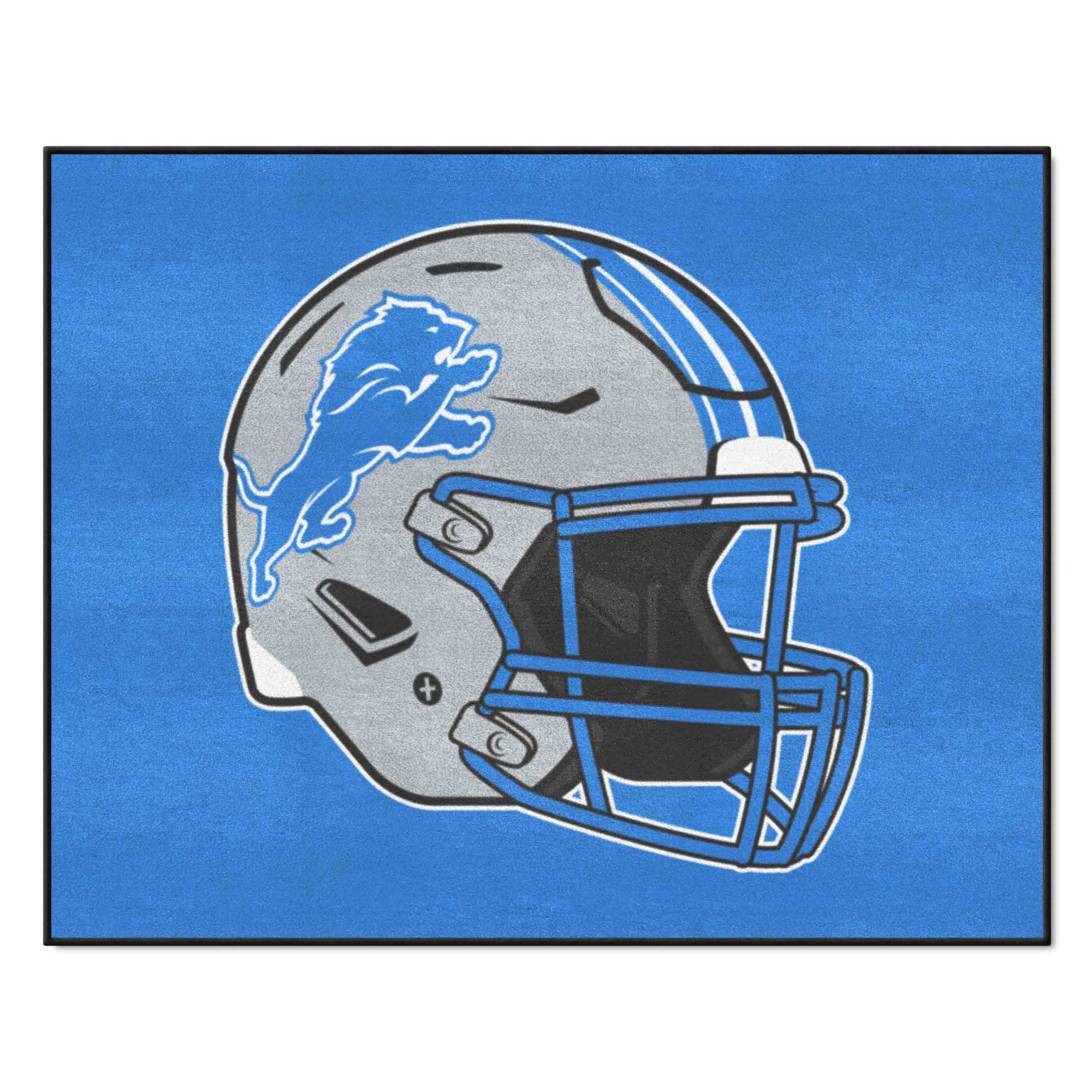 Detroit Lions All-Star Rug - 34 in. x 42.5 in., Helmet Logo