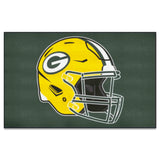 Green Bay Packers Ulti-Mat Rug - 5ft. x 8ft., Helmet Logo - Green Bay Packers