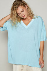 POL V-Neck Half Sleeve T-Shirt