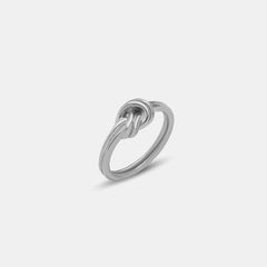 Titanium Steel Knot Ring Trendsi