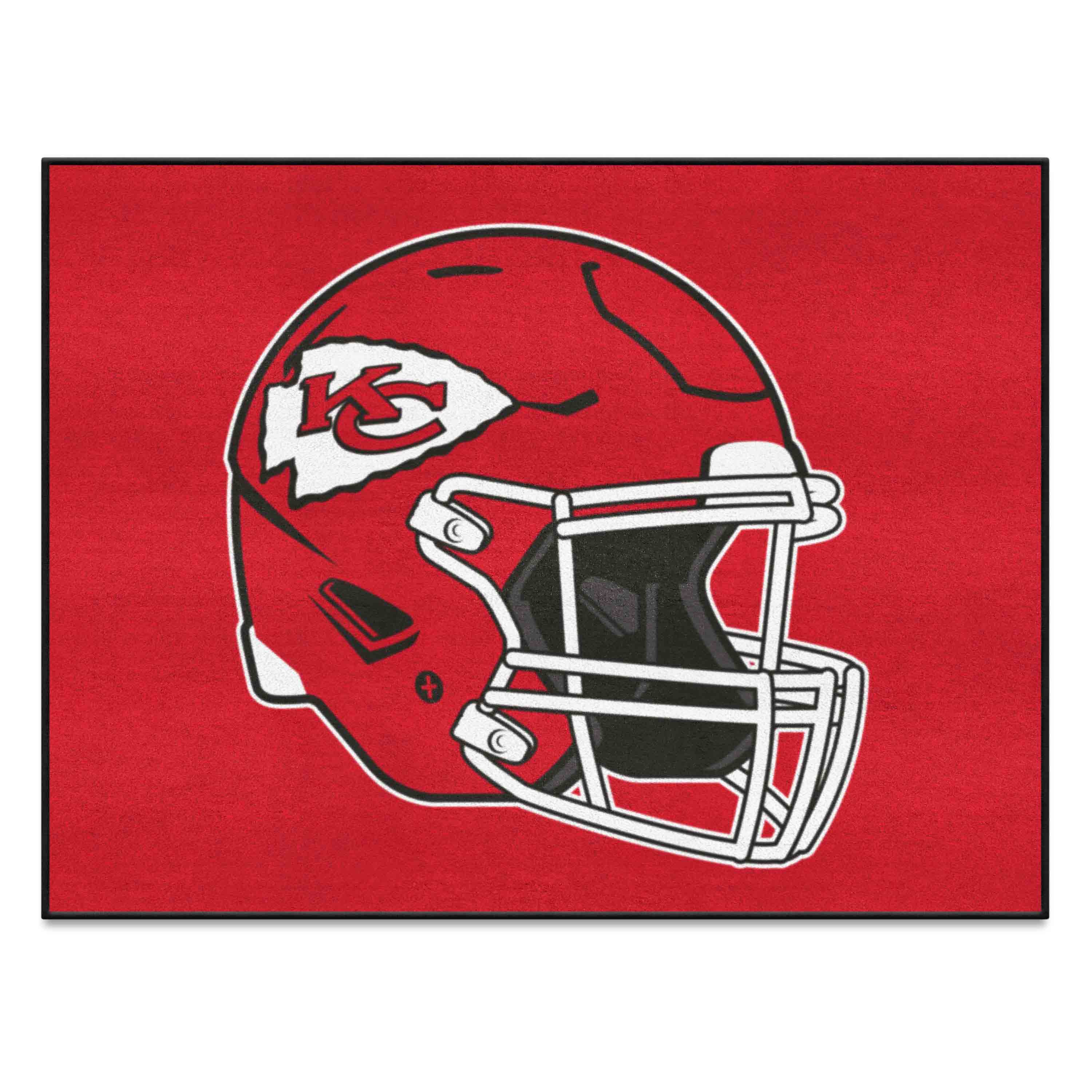 Kansas City Chiefs All-Star Rug - 34 in. x 42.5 in., Helmet Logo