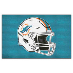 Miami Dolphins Ulti-Mat Rug - 5ft. x 8ft., Helmet Logo