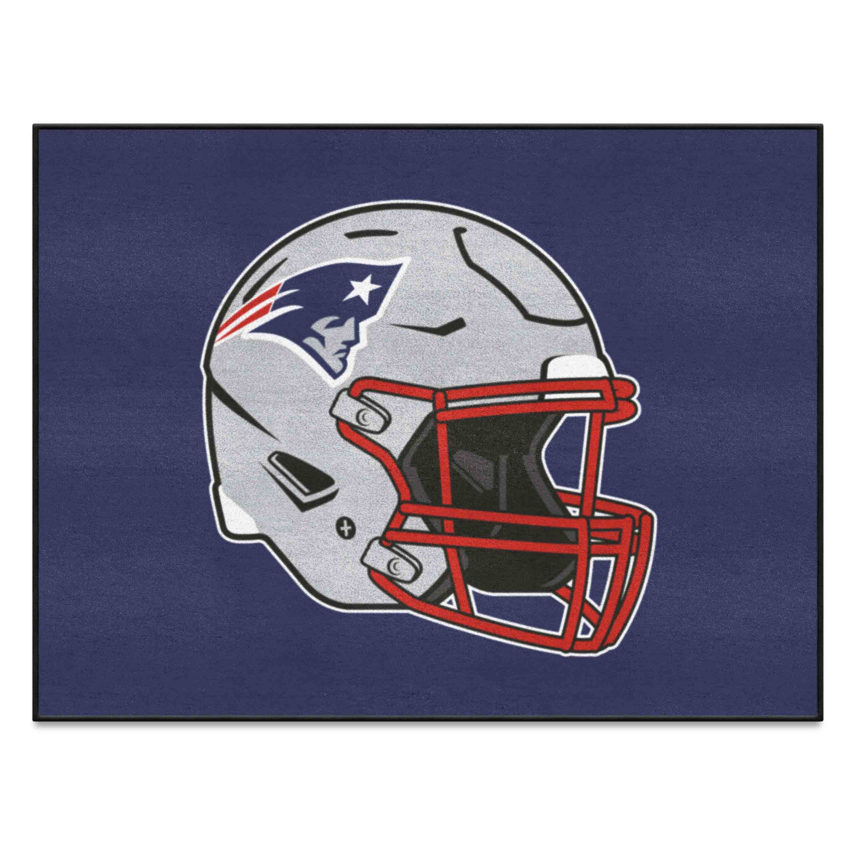 New England Patriots All-Star Rug - 34 in. x 42.5 in., Helmet Logo