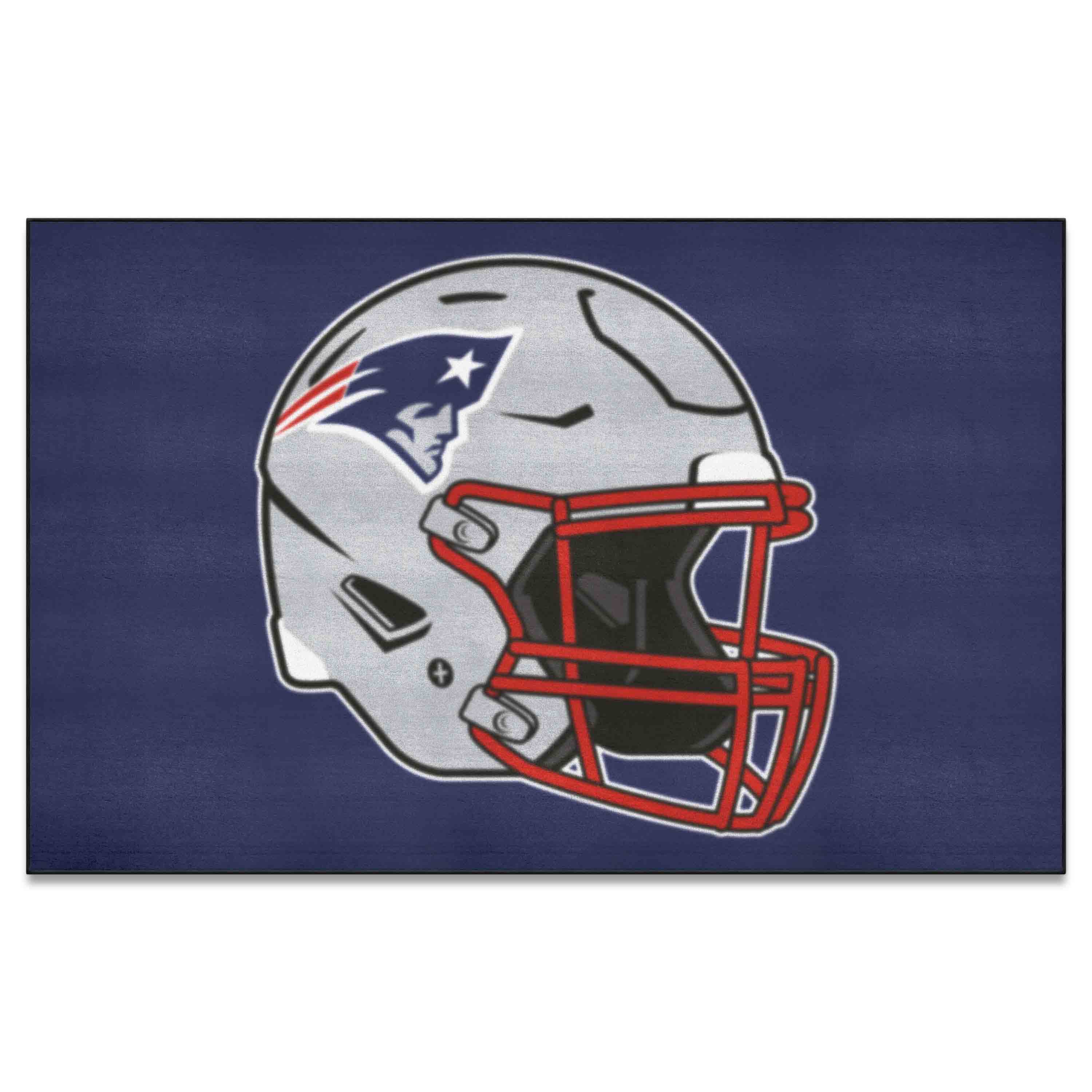 New England Patriots Ulti-Mat Rug - 5ft. x 8ft., Helmet Logo