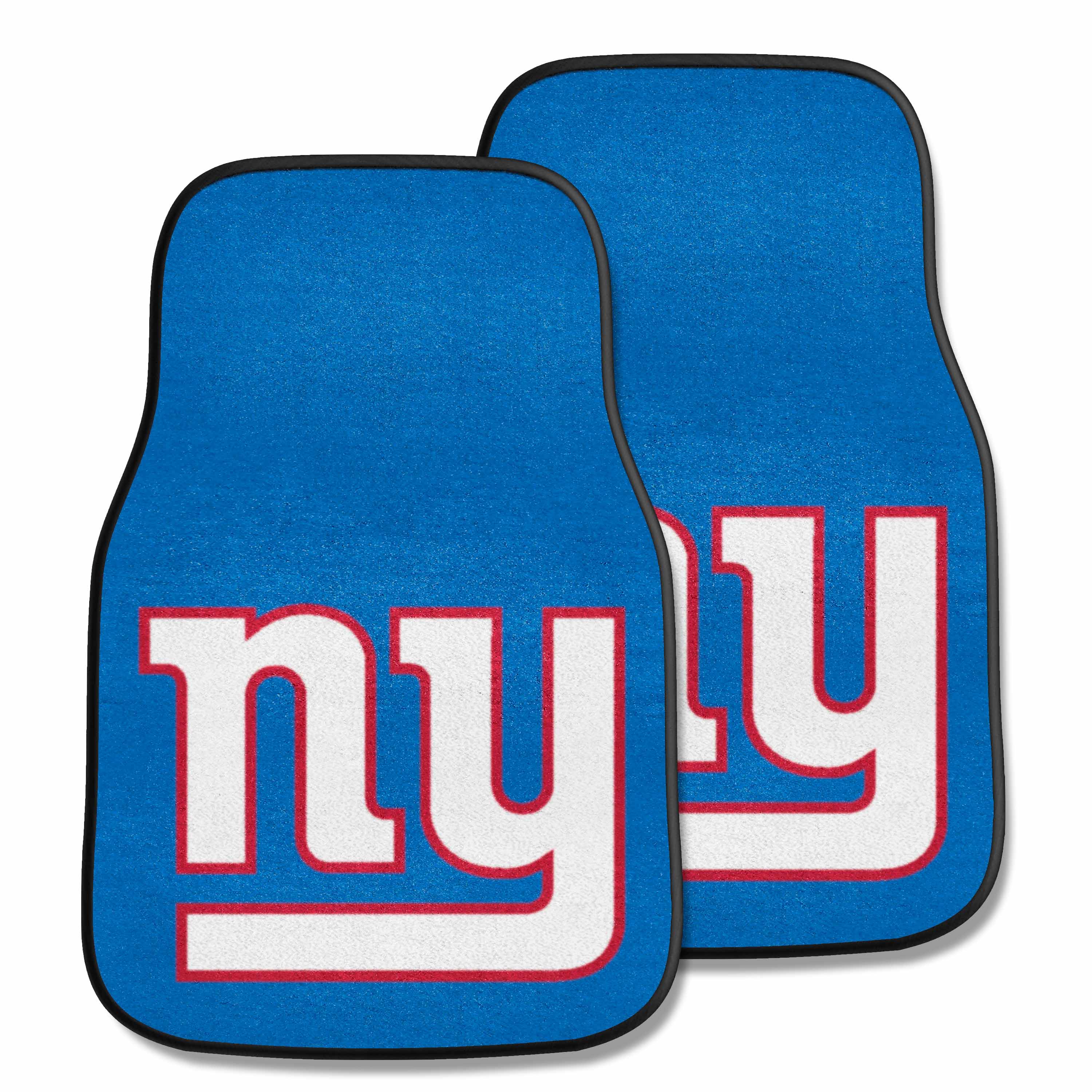 New York Giants Front Carpet Car Mat Set - 2 Pieces