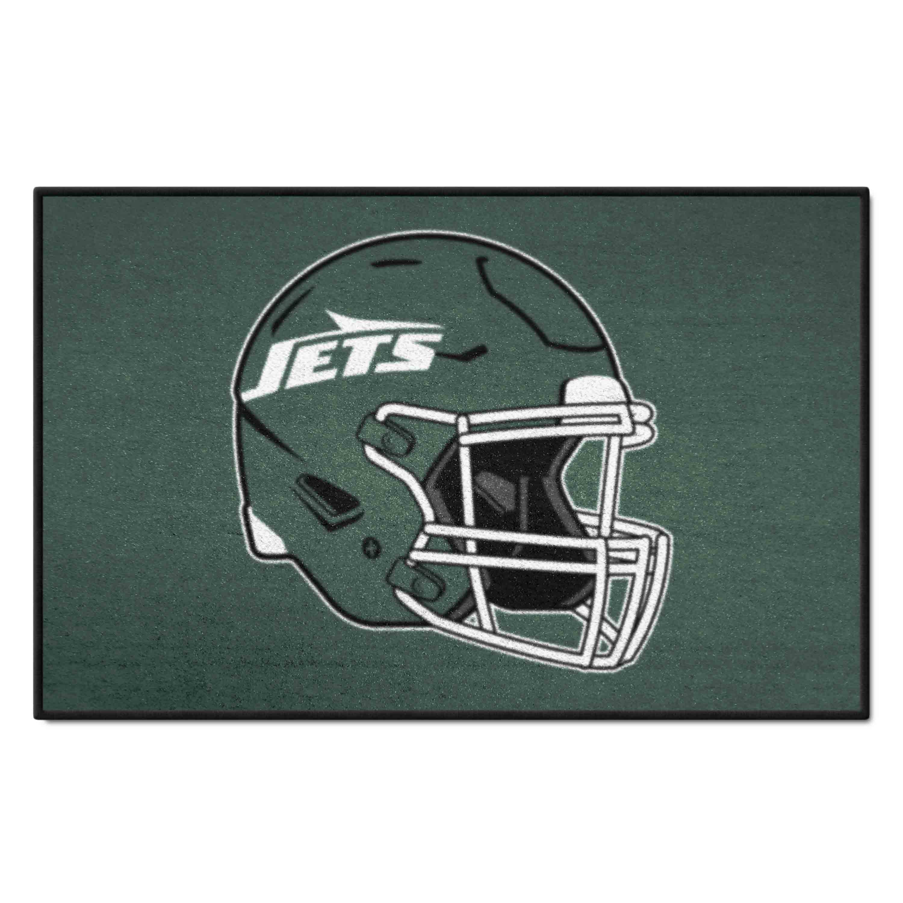 New York Jets Starter Mat Accent Rug - 19in. x 30in., Helmet Logo