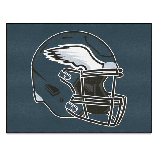 Philadelphia Eagles All-Star Rug - 34 in. x 42.5 in., Helmet Logo