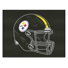 Pittsburgh Steelers All-Star Rug - 34 in. x 42.5 in., Helmet Logo