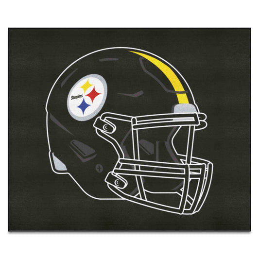 Pittsburgh Steelers Tailgater Rug - 5ft. x 6ft., Helmet Logo