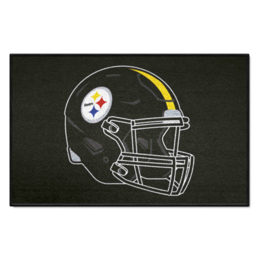 Pittsburgh Steelers Ulti-Mat Rug - 5ft. x 8ft., Helmet Logo