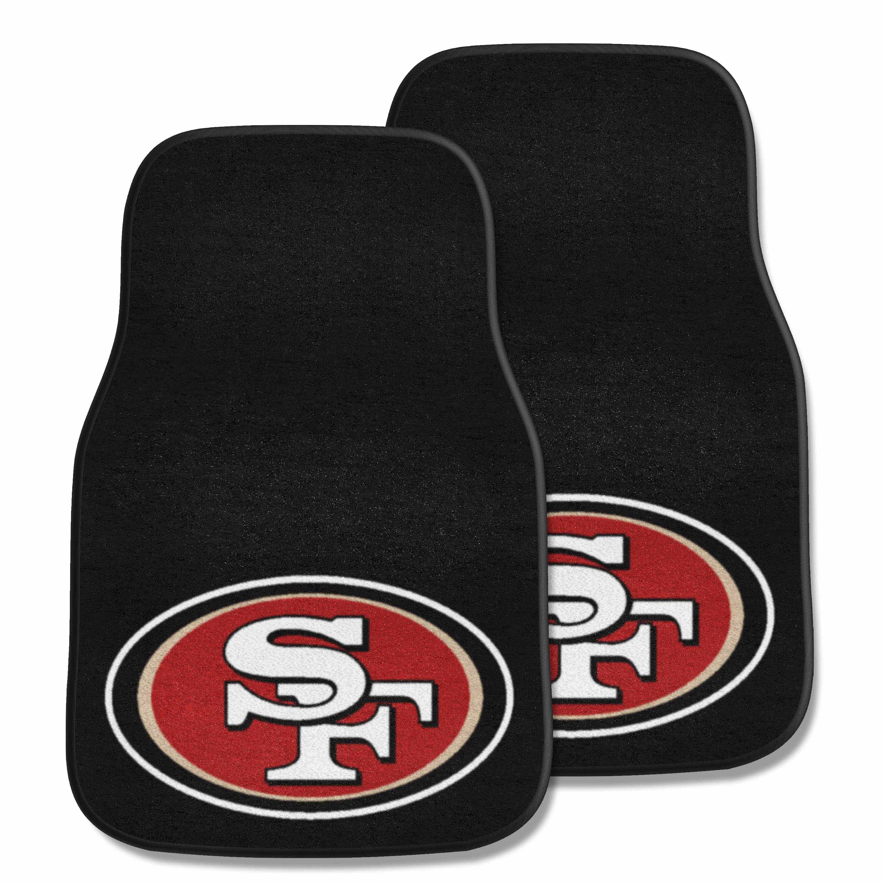 San Francisco 49ers Front Carpet Car Mat Set - 2 Pieces