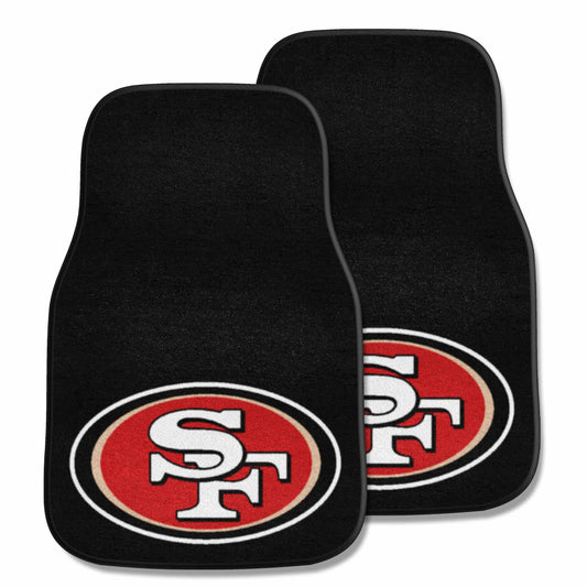 San Francisco 49ers Front Carpet Car Mat Set - 2 Pieces