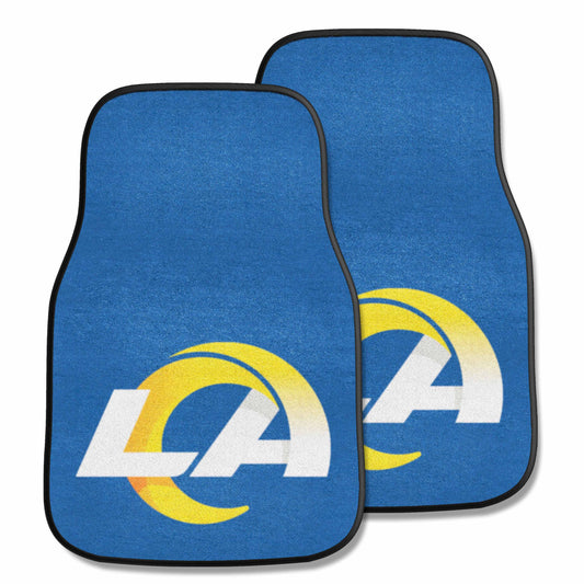 Los Angeles Rams Front Carpet Car Mat Set - 2 Pieces