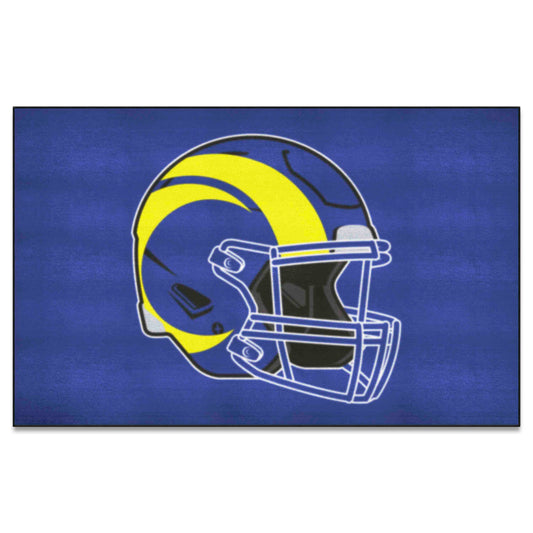 Los Angeles Rams Ulti-Mat Rug - 5ft. x 8ft., Helmet Logo