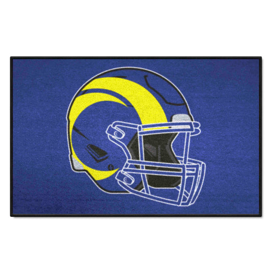 Los Angeles Rams Starter Mat Accent Rug - 19in. x 30in., Helmet Logo