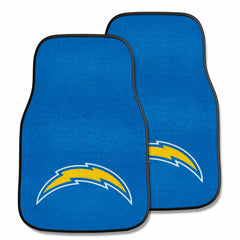 Los Angeles Chargers Front Carpet Car Mat Set - 2 Pieces