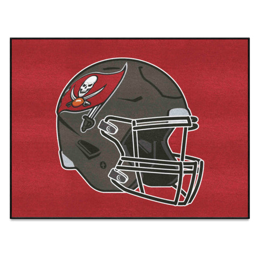 Tampa Bay Buccaneers All-Star Rug - 34 in. x 42.5 in., Helmet Logo