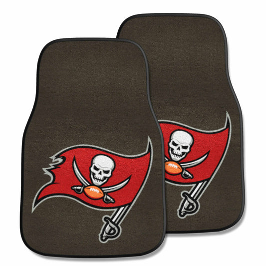 Tampa Bay Buccaneers Front Carpet Car Mat Set - 2 Pieces