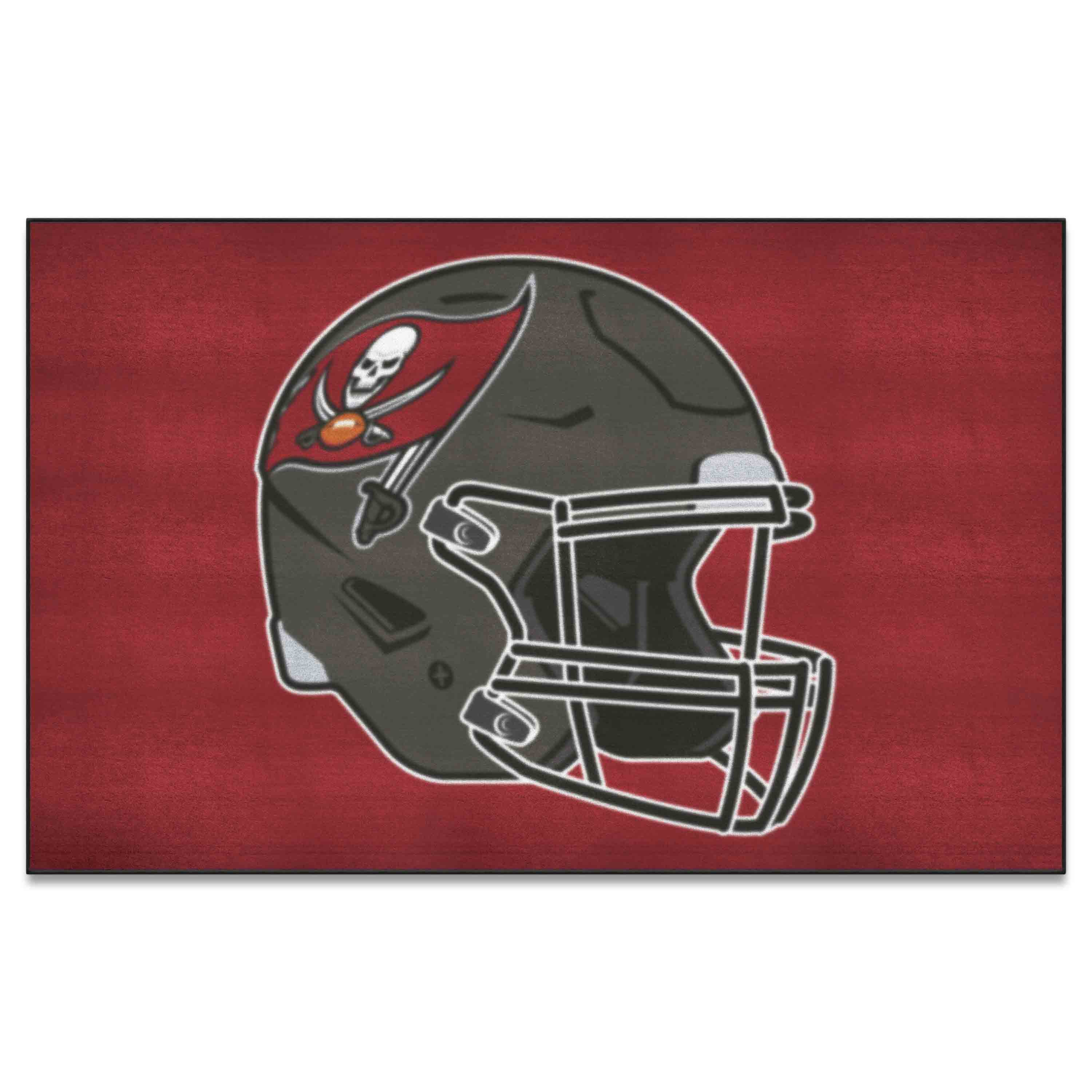 Tampa Bay Buccaneers Ulti-Mat Rug - 5ft. x 8ft., Helmet Logo