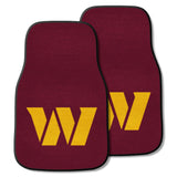 Washington Commanders Front Carpet Car Mat Set - 2 Pieces