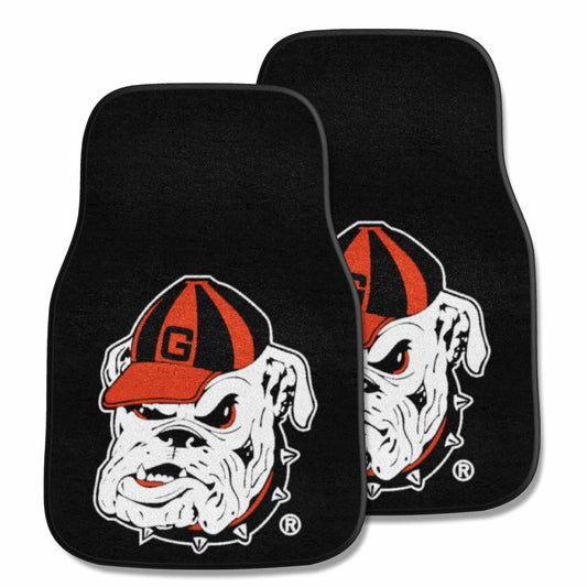 Georgia Bulldogs Front Carpet Car Mat Set - 2 Pieces