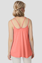 Basic Bae Bamboo Scoop Neck Double Spaghetti Straps Cami - Trendsi