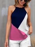 Color Block Grecian Neck Cami - Flyclothing LLC