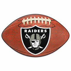 Las Vegas Raiders Football Rug - 20.5in. x 32.5in.