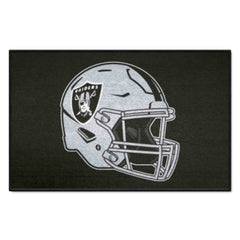 Las Vegas Raiders Starter Mat Accent Rug - 19in. x 30in., Helmet Logo