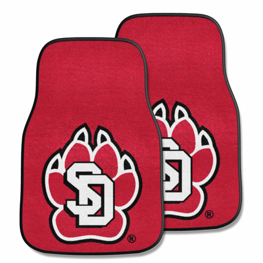 South Dakota Coyotes Front Carpet Car Mat Set - 2 Pieces