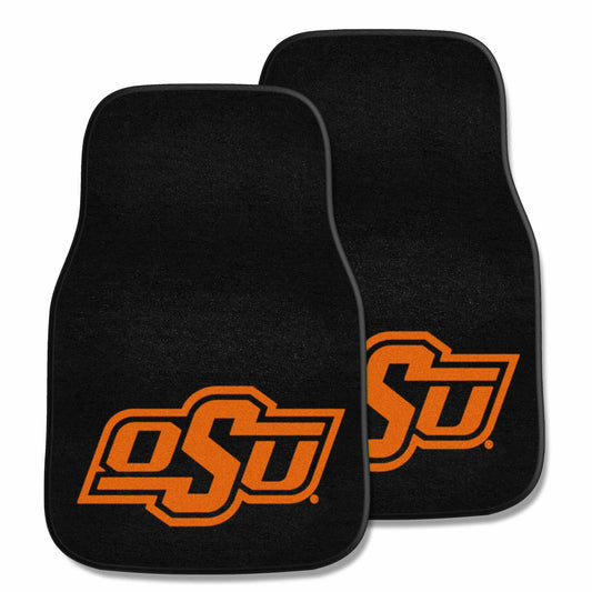 Oklahoma State Cowboys Front Carpet Car Mat Set - 2 Pieces - Oklahoma State