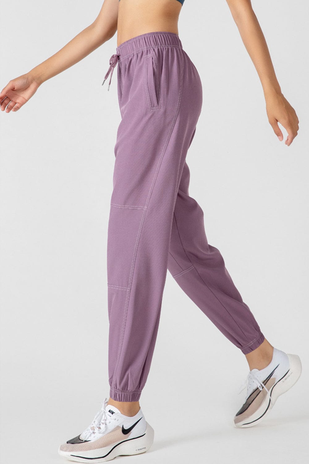 Basic Bae Drawstring Joggers with Pockets - Trendsi