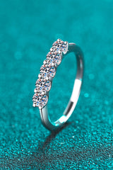 925 Sterling Silver Moissanite Ring